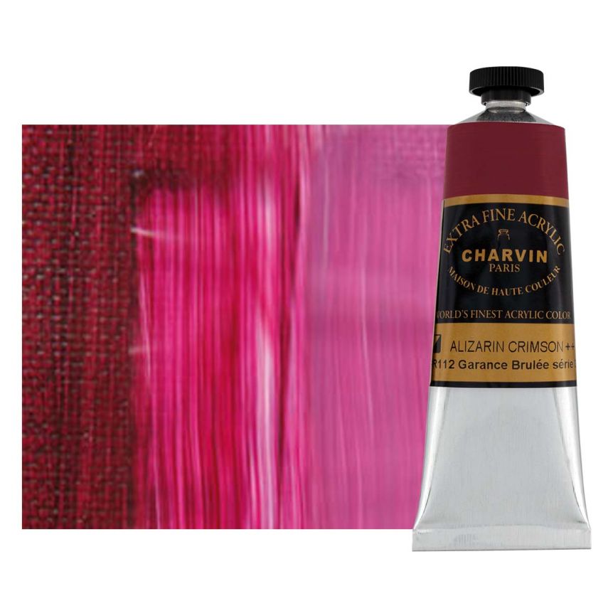 Charvin Extra Fine Artists Acrylic Alizarin Crimson
