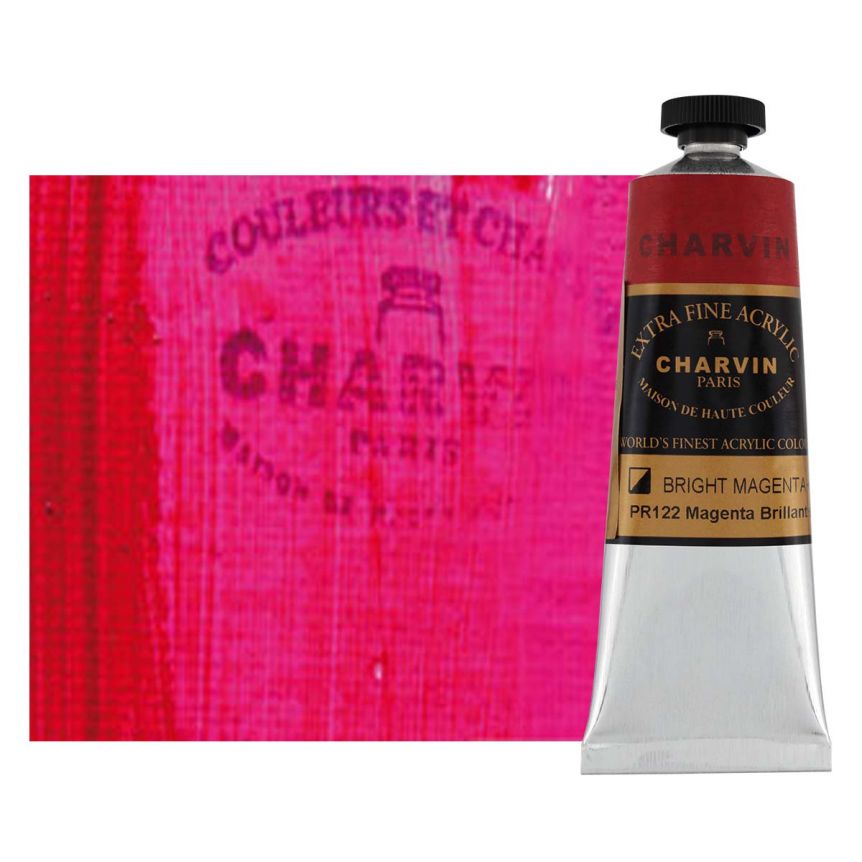 Charvin Extra-Fine Artists Acrylic - Bright Magenta