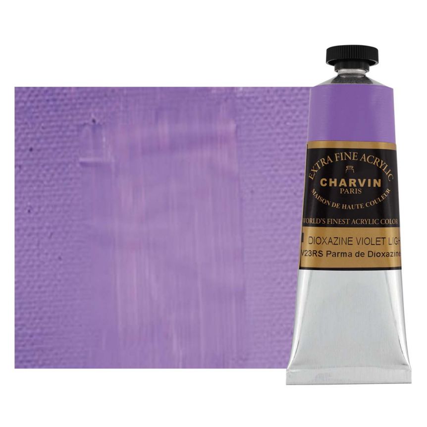 Charvin Extra-Fine Artists Acrylic - Dioxazine Violet Light