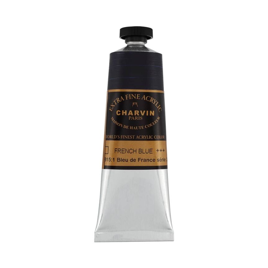 Charvin Extra Fine Artists Acrylic French Blue 60ml