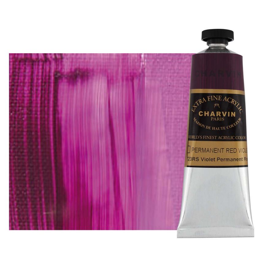 Charvin Extra-Fine Artists Acrylic - Permanent Red Violet