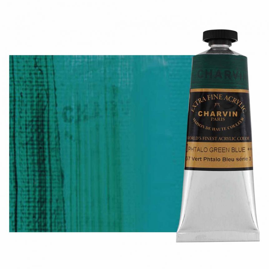 Charvin Extra-Fine Artists Acrylic - Phthalo Green Blue