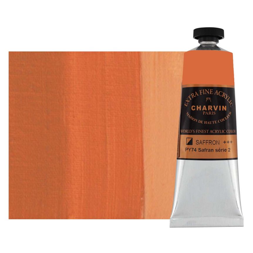 Charvin Extra-Fine Artists Acrylic - Saffron, 60ml
