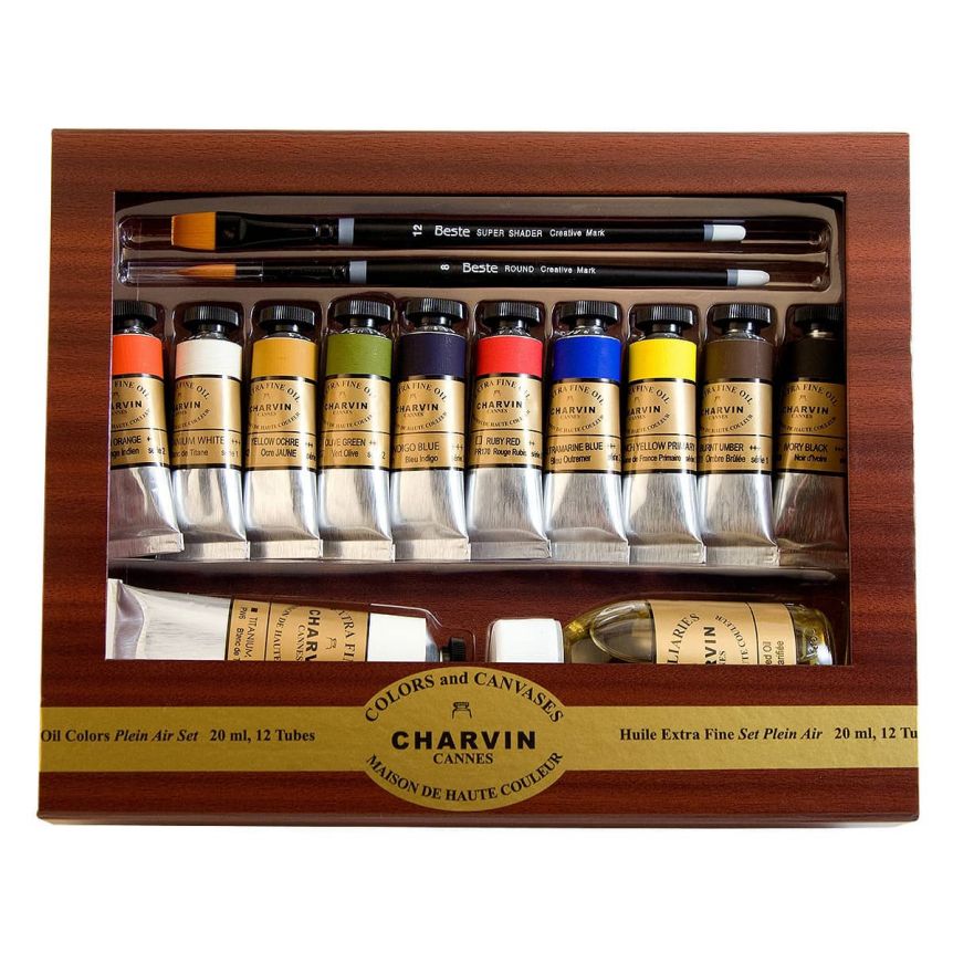 Charvin Extra Fine Professional Artist Acrylic Paint Colors, Nature Themed  Hues, 60ml Green of Provence