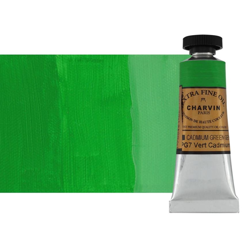 Cadmium Green Charvin Professional Oil Paint Extra Fine 20 ml - 