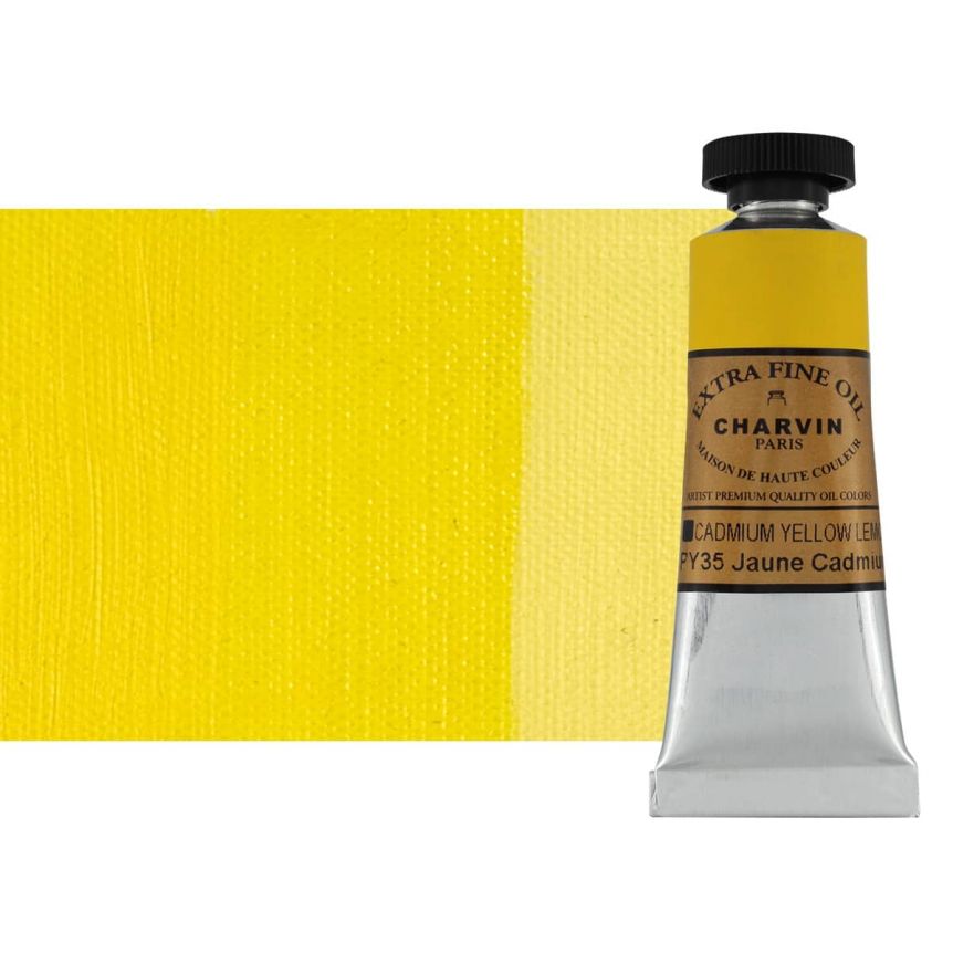 Cadmium Yellow Lemon Charvin Professional Oil Paint Extra Fine 20 ml 