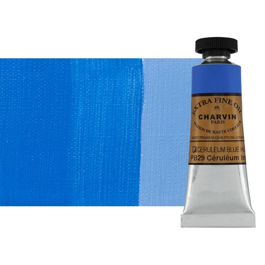 Cerulean Blue Hue 20 ml - Charvin Professional Oil Paint Extra Fine