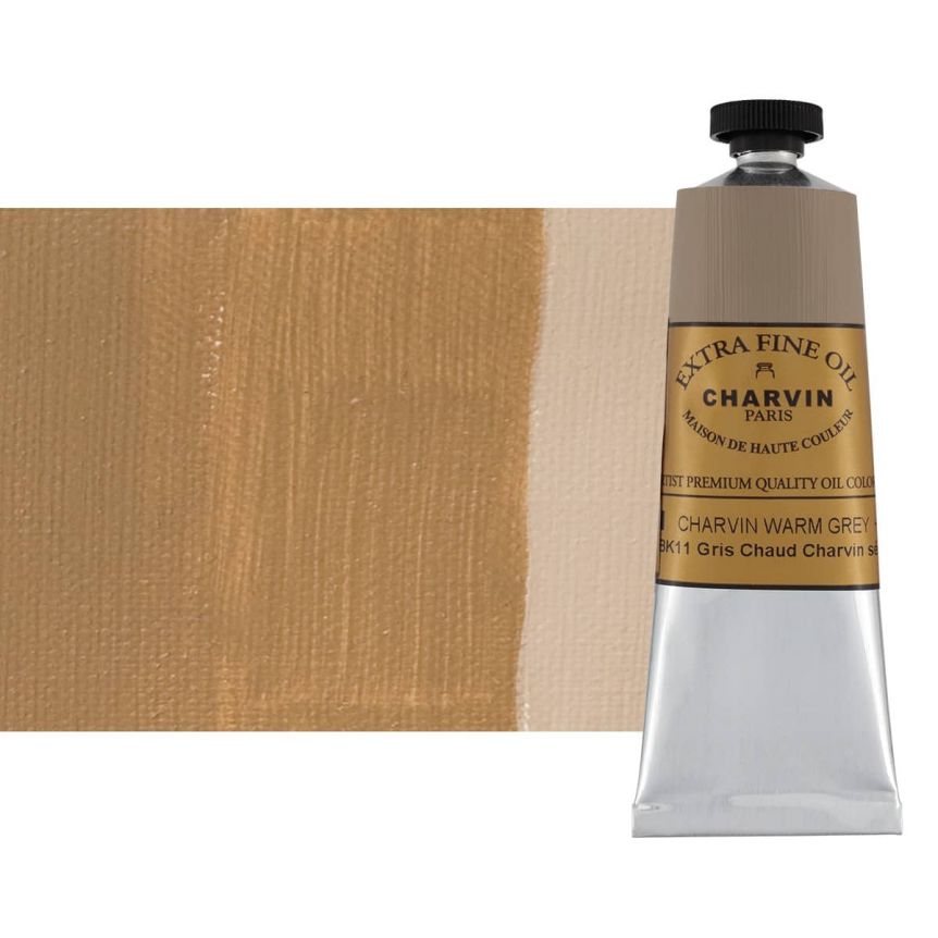Charvin Warm Grey 60 ml - Charvin Professional Oil Paint Extra Fine 