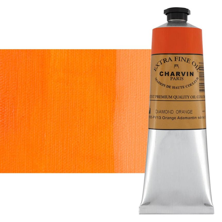 Charvin Oil Diamond Orange ExtraFine 150ml Paint Jerry's Artarama