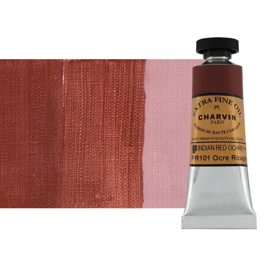 Charvin Oil Indian Red Ochre ExtraFine 20ml Paint Jerry's Artarama