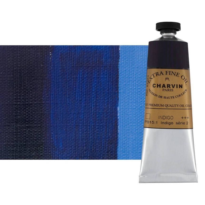 Charvin Oil Indigo ExtraFine 60ml Paint Jerry's Artarama