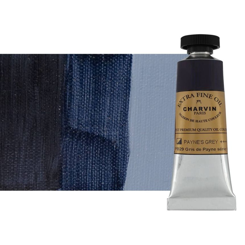 Payne's Grey 20 ml - Charvin Professional Oil Paint Extra Fine