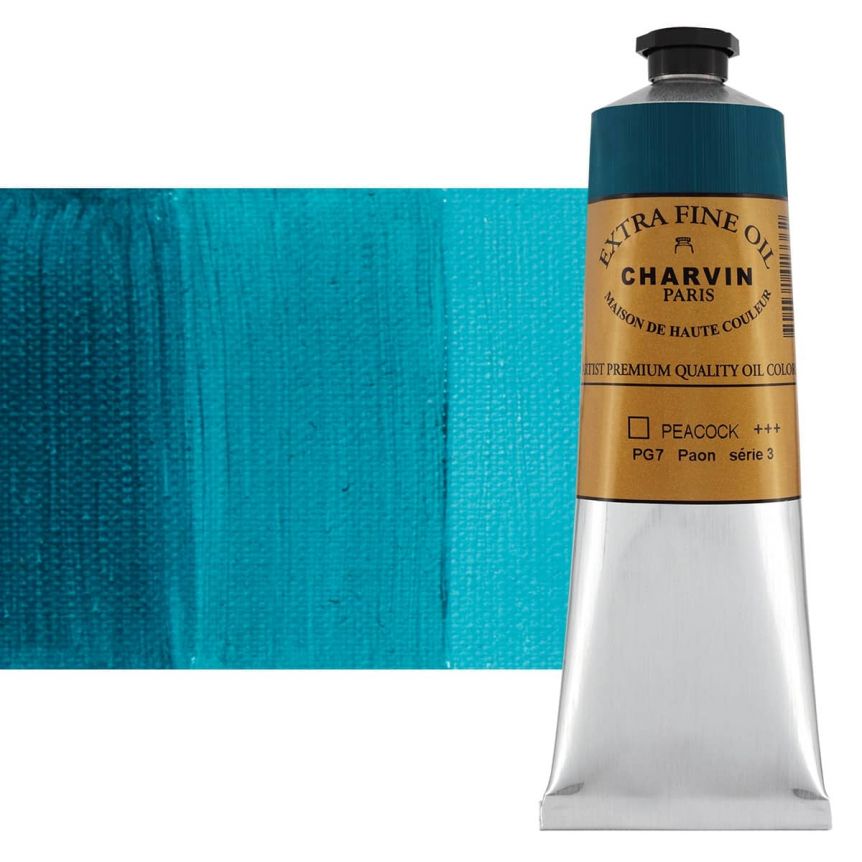 Charvin Oil Peacock Green ExtraFine 150ml Paint Jerry's Artarama