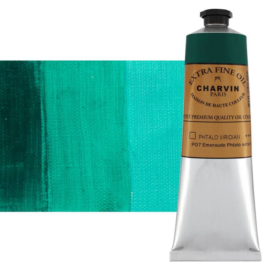 Charvin Oil Phthalo Viridian ExtraFine 150ml Paint Jerry's Artarama