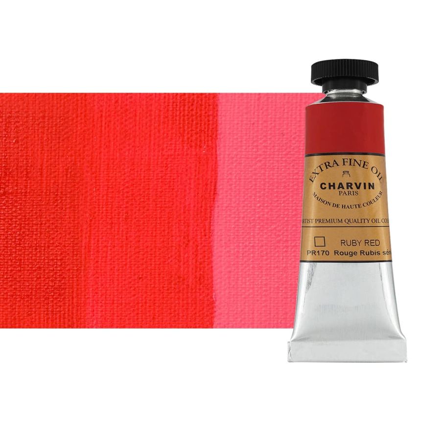 Ruby Red 20 ml - Charvin Professional Oil Paint Extra Fine