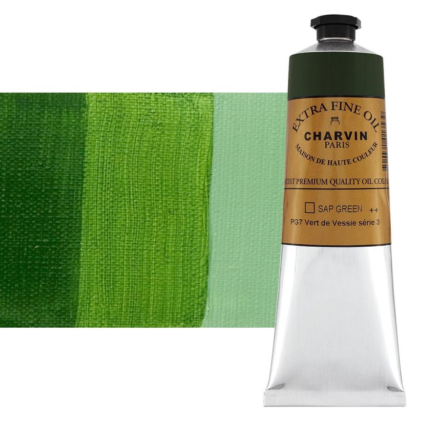Charvin Oil Sap Green ExtraFine 150ml Paint Jerry's Artarama