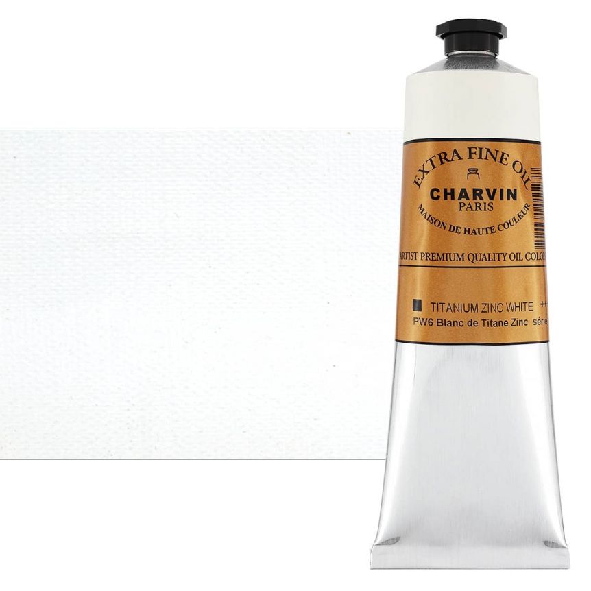Charvin Oil- Titanium Zinc White -Extra-Fine: 150ml Paint