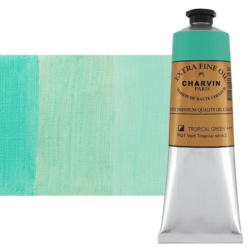 Tropical Green 150 ml - Charvin Professional Oil Paint Extra Fine