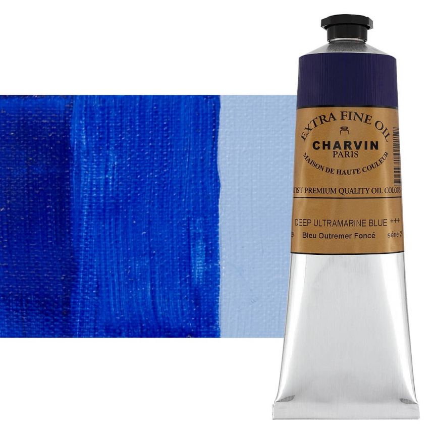 Ultramarine Blue Deep 150 ml - Charvin Professional Oil Paint Extra Fine