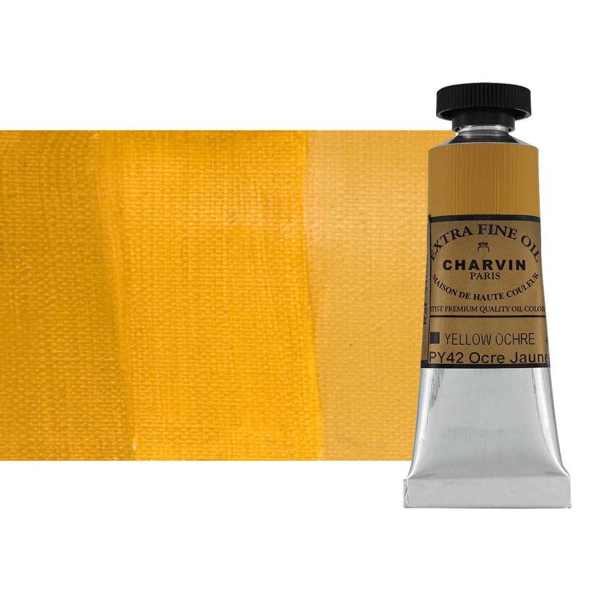 Charvin Professional Oil Paint Extra-Fine, Yellow Ochre - 20ml