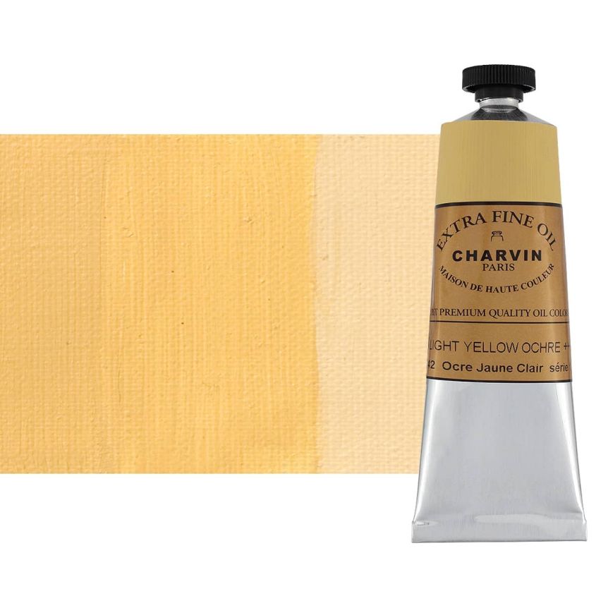 Yellow Ochre Light 60 ml - Charvin Professional Oil Paint Extra Fine