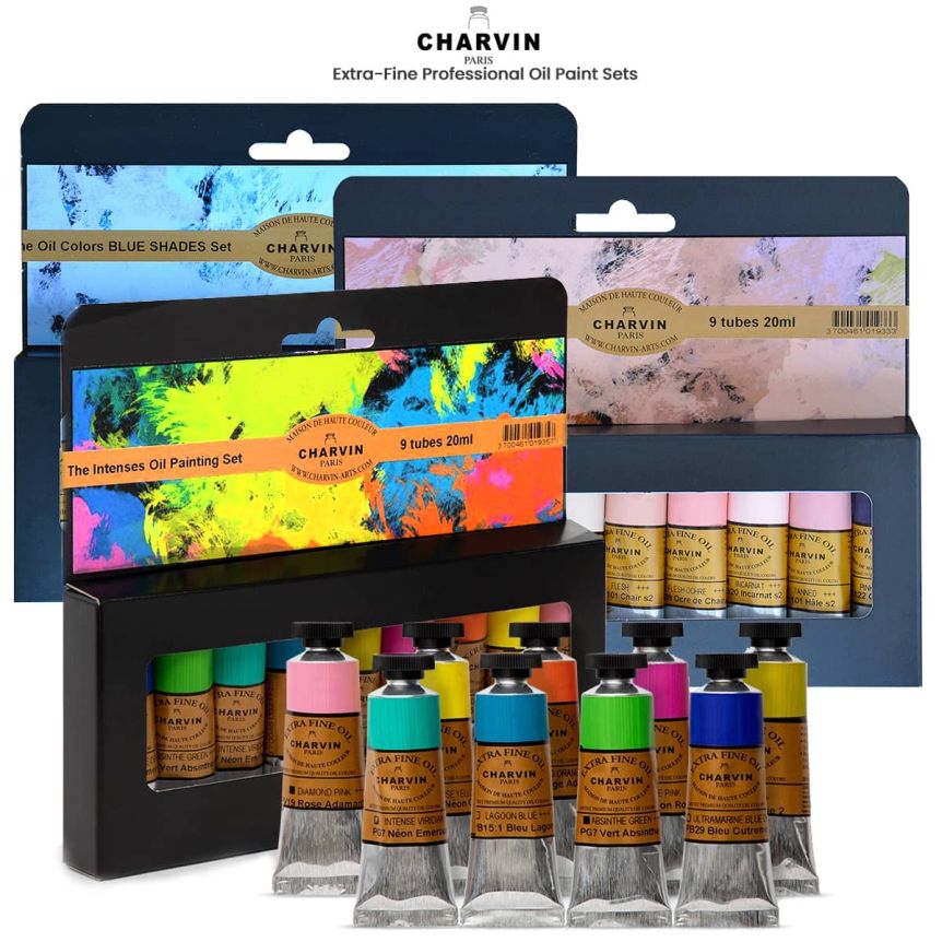Charvin Extra Fine Professional Oil Painting Sets