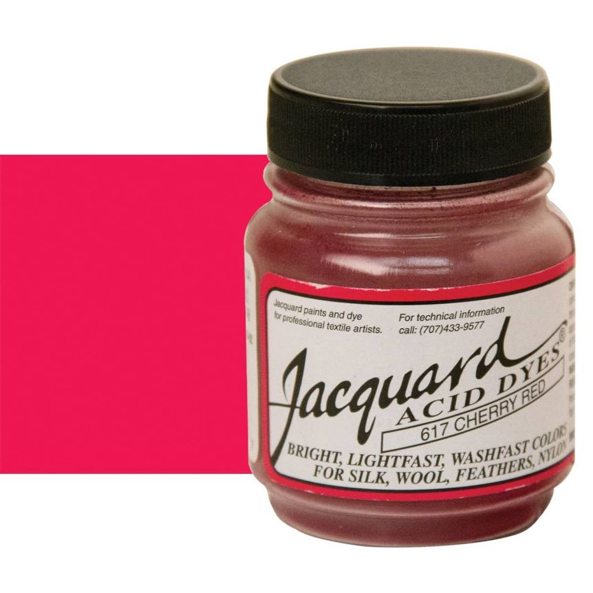 Jacquard Acid Dye 1/2 oz Cherry Red