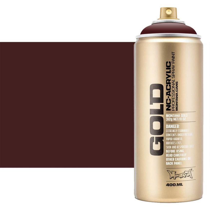 Montana GOLD Acrylic Professional Spray Paint 400 ml - Chestnut
