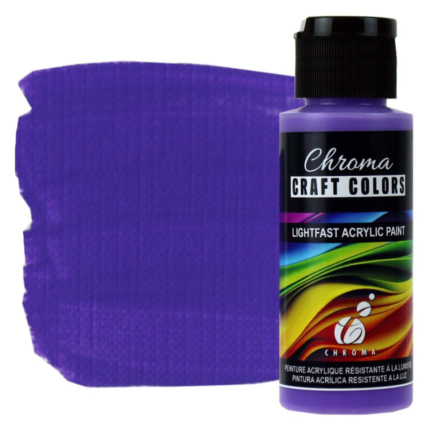 Chroma Acrylic Craft Paint - Crocus, 2oz Bottle
