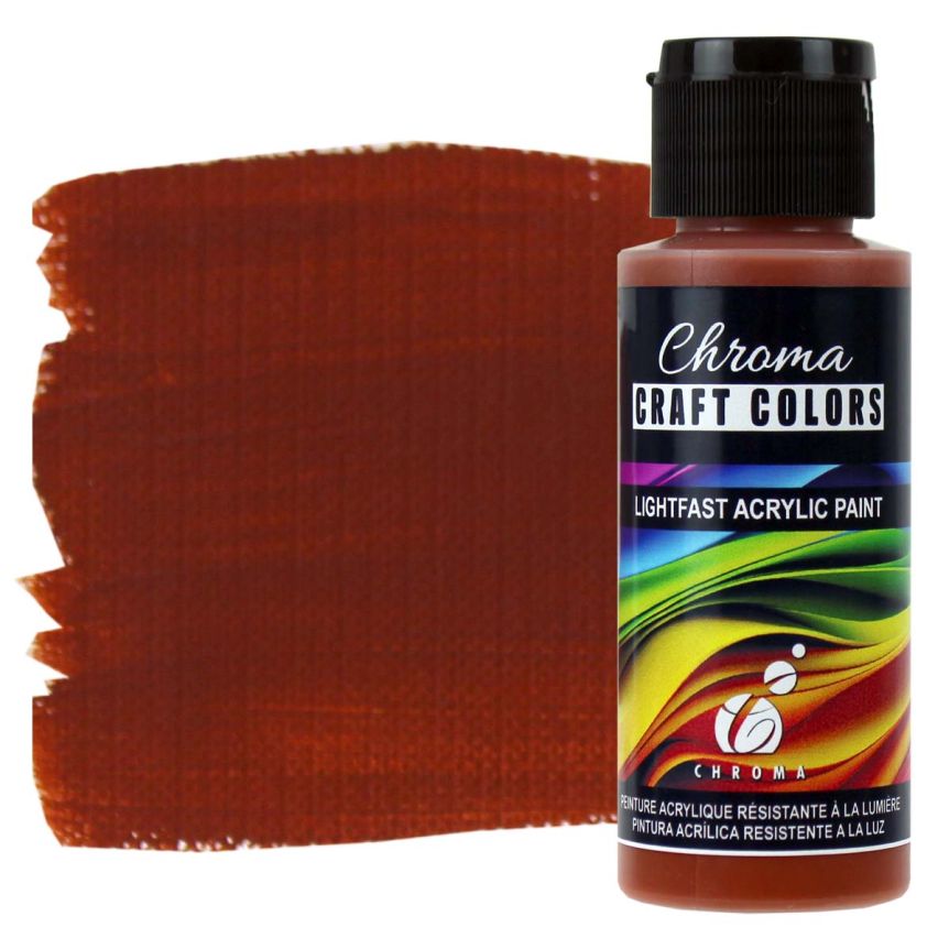 Chroma Acrylic Craft Paint - Gingerbread, 2oz Bottle