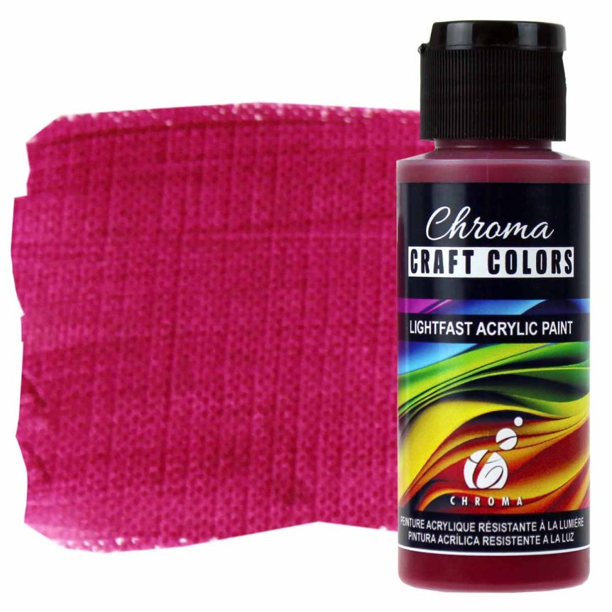 Chroma Acrylic Craft Paint - Merlot, 2oz Bottle