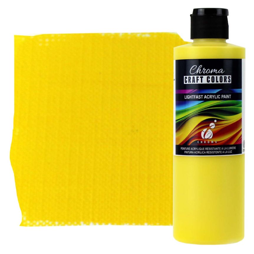 Chroma Acrylic Craft Paint - Queen Bee, 8.4oz Bottle