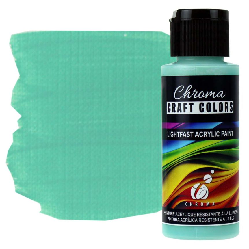 Chroma Acrylic Craft Paint - Seas The Day, 2oz Bottle