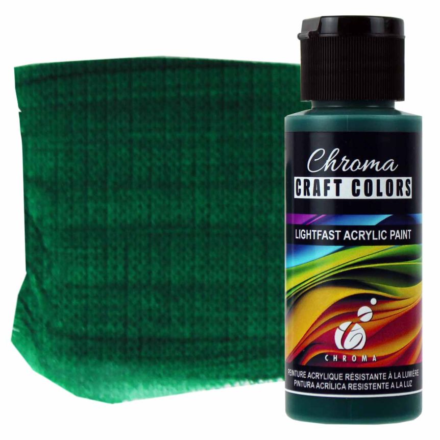 Chroma Acrylic Craft Paint - Shadow Forest, 2oz Bottle
