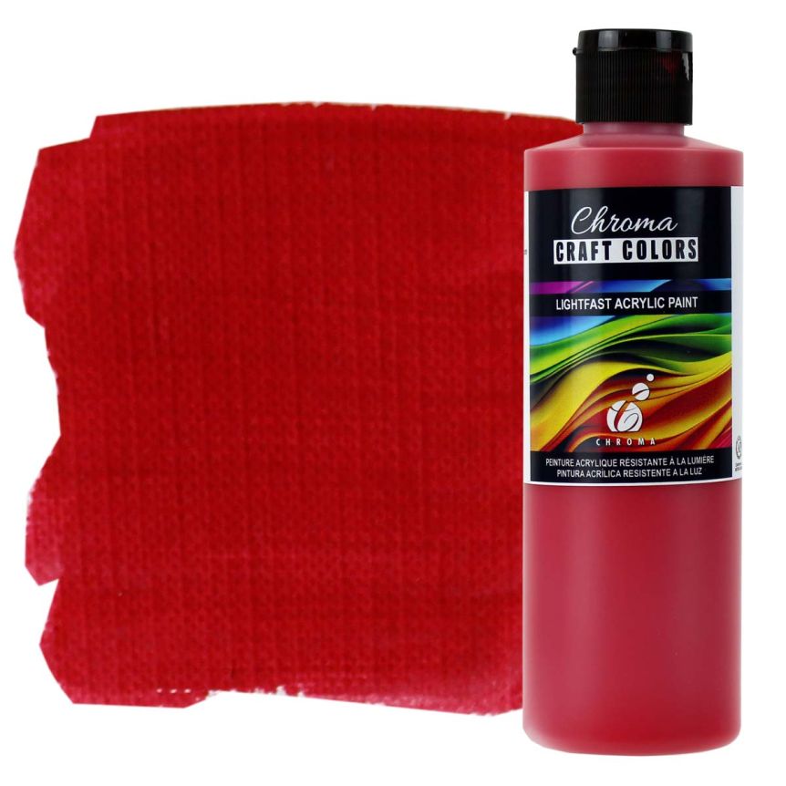 Chroma Acrylic Craft Paint Smell The Roses, 8.4oz Bottle Jerry's