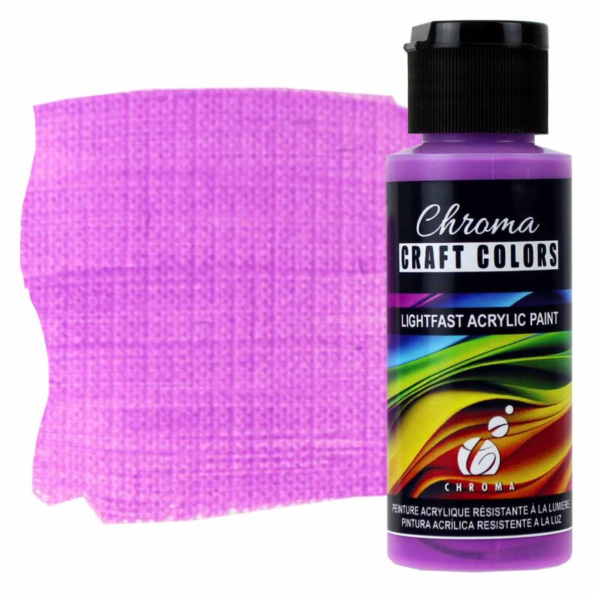 Chroma Acrylic Craft Paint - Unicorn Tracks, 2oz Bottle