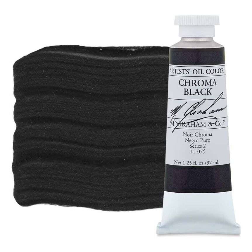 M. Graham Artist Oil Color 37ml - Chroma Black