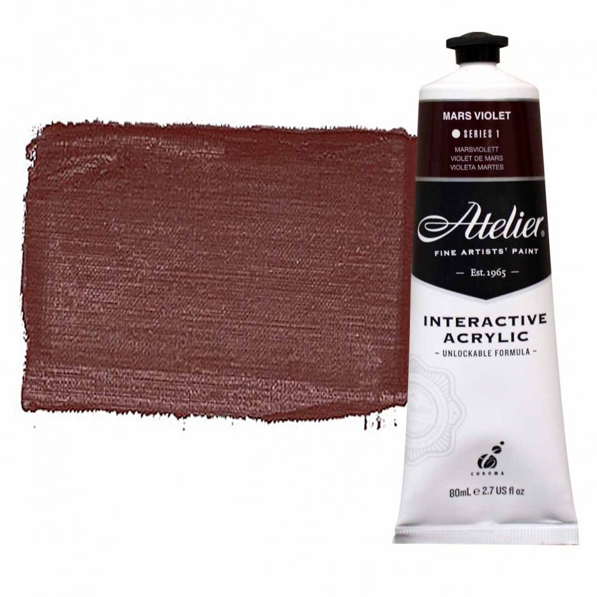 Chroma Atelier Interactive Artists Acrylic Mars Violet 80 ml