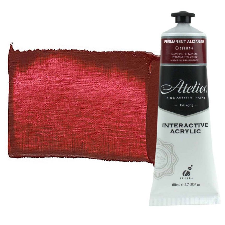 Acrylic Permanent Alizarine 80 ml