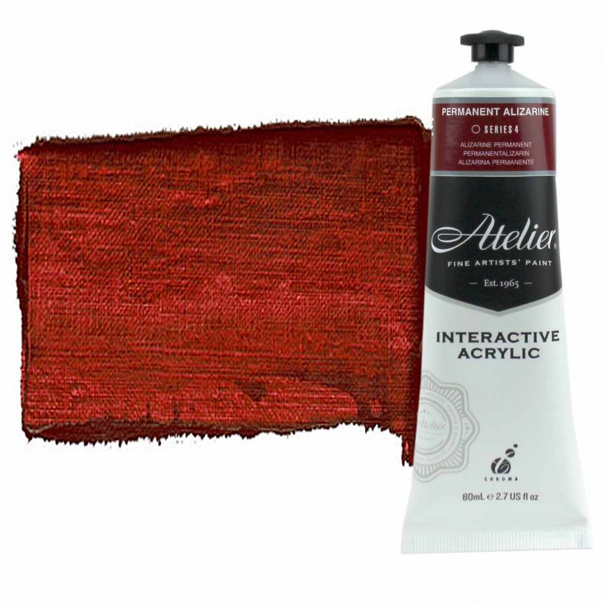 Chroma Atelier Interactive Artists Acrylic Permanent Brown Madder 80 ml