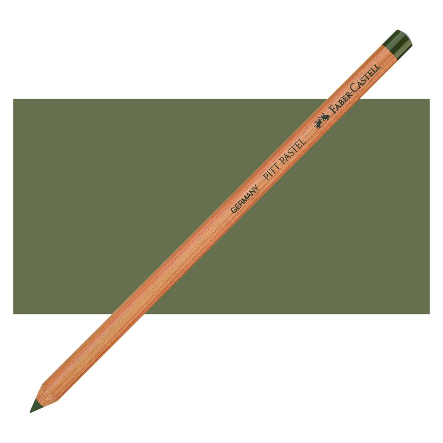 Faber-Castell Pitt Pastel Pencil, No. 174 - Chrome Green Opaque