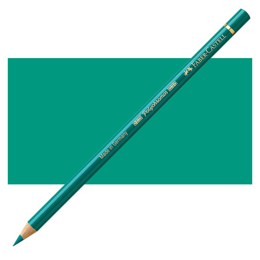 Faber-Castell Polychromos Pencil, No. 276 - Chrome Oxide Green Fiery