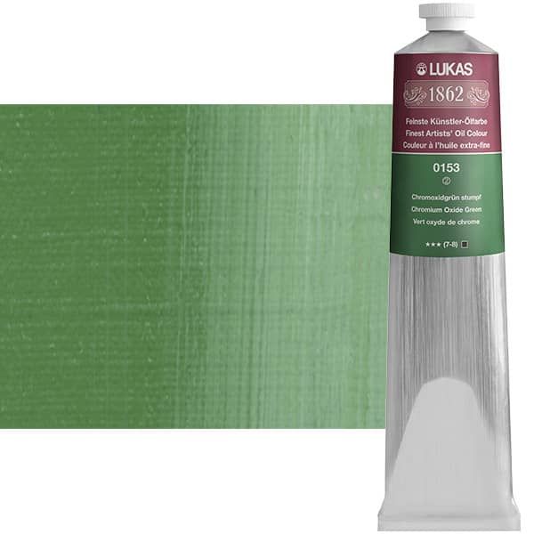 LUKAS 1862 Oil Color Chromium Oxide Green, 200ml