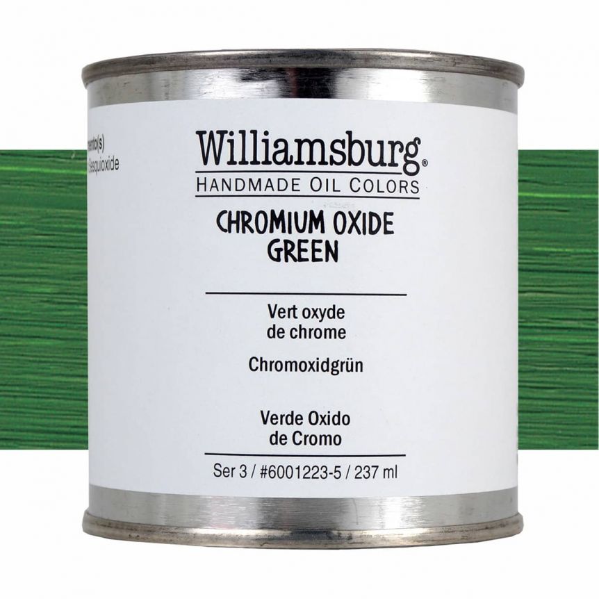 Williamsburg Oil Color 237 ml Can Chromium Oxide Green