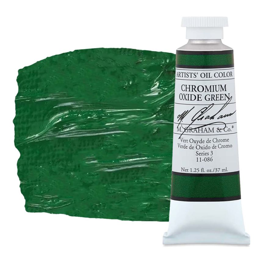 M. Graham Artist Oil Color 37ml - Chromium Oxide Green