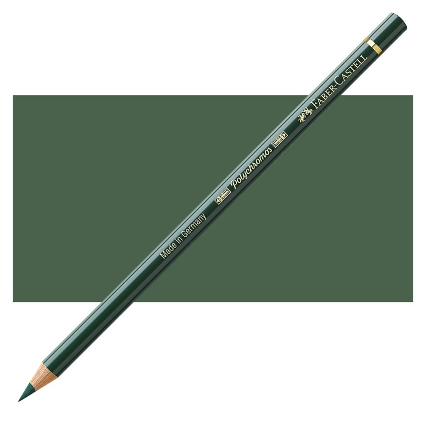 Faber-Castell Polychromos Pencil, No. 278 - Chromium Oxide Green