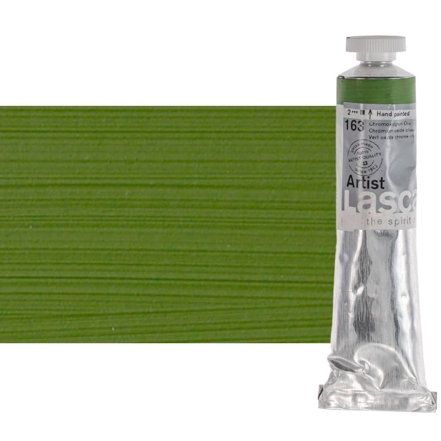 Lascaux Thick Bodied Artist Acrylics Chromium Oxide Olive Green 45 ml