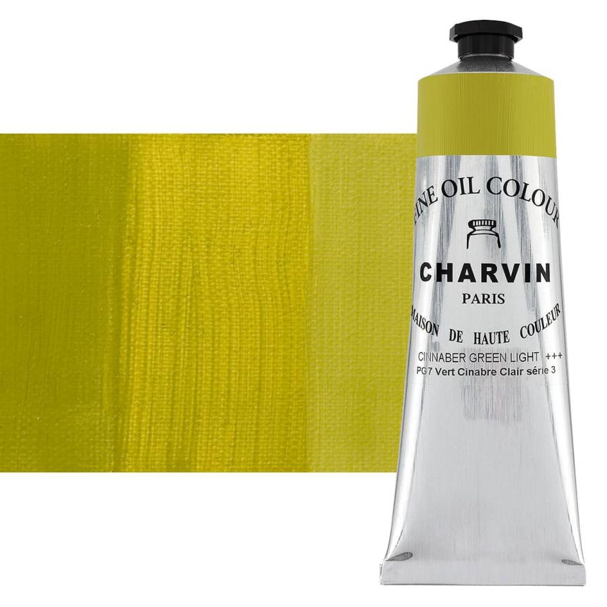 Cinnabar Green Light 150ml Tube Fine Artists Oil Paint by Charvin
