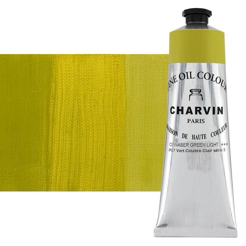 Cinnabar Green Light 150ml Tube Fine Artists Oil Paint by Charvin
