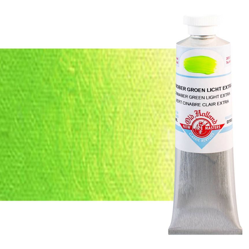 Old Holland New Masters Classic Acrylic Colors Cinnabar Green Light Extra 60 ml
